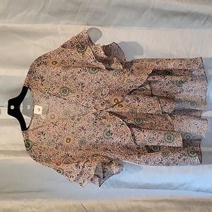 Cabi Floral Blouse
